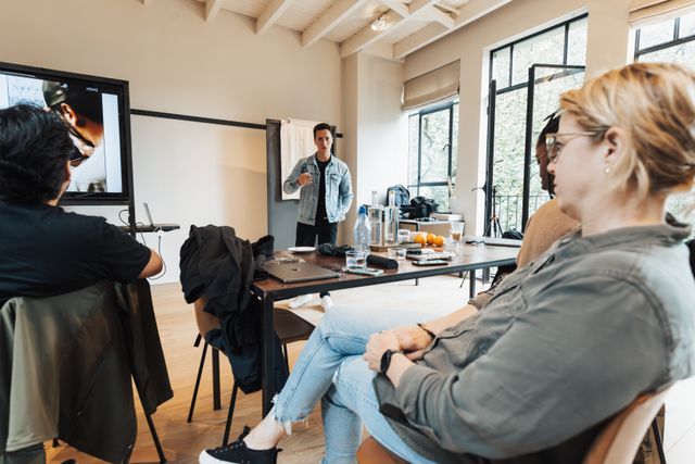 Workshop in an office